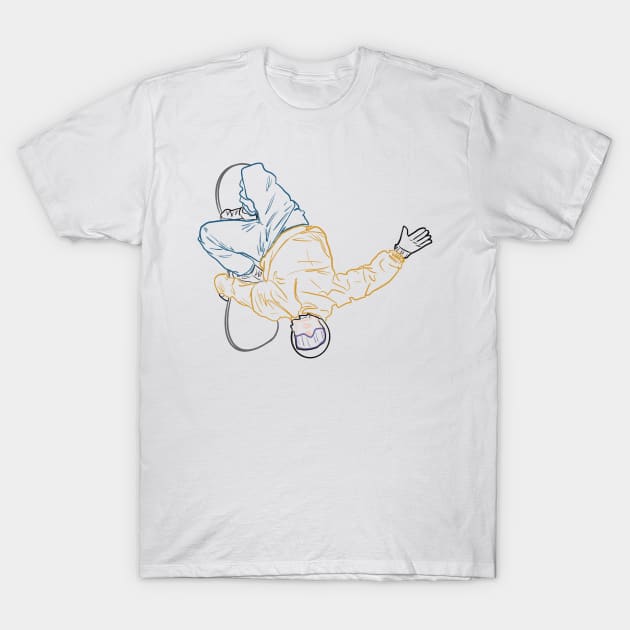 Snowboard T-Shirt by Xatutik-Art